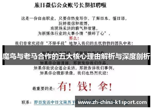 魔鸟与老马合作的五大核心理由解析与深度剖析 魔鸟与老马合作的五大核心理由解析与深度剖析